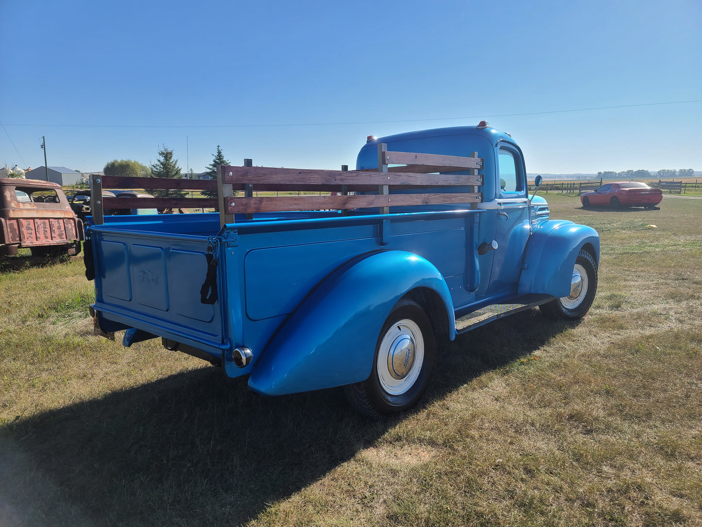 **For Sale: 1946 Ford with 239" Flathead V8 & Custom Oak Box!**  
**Delivery Available Across Canada